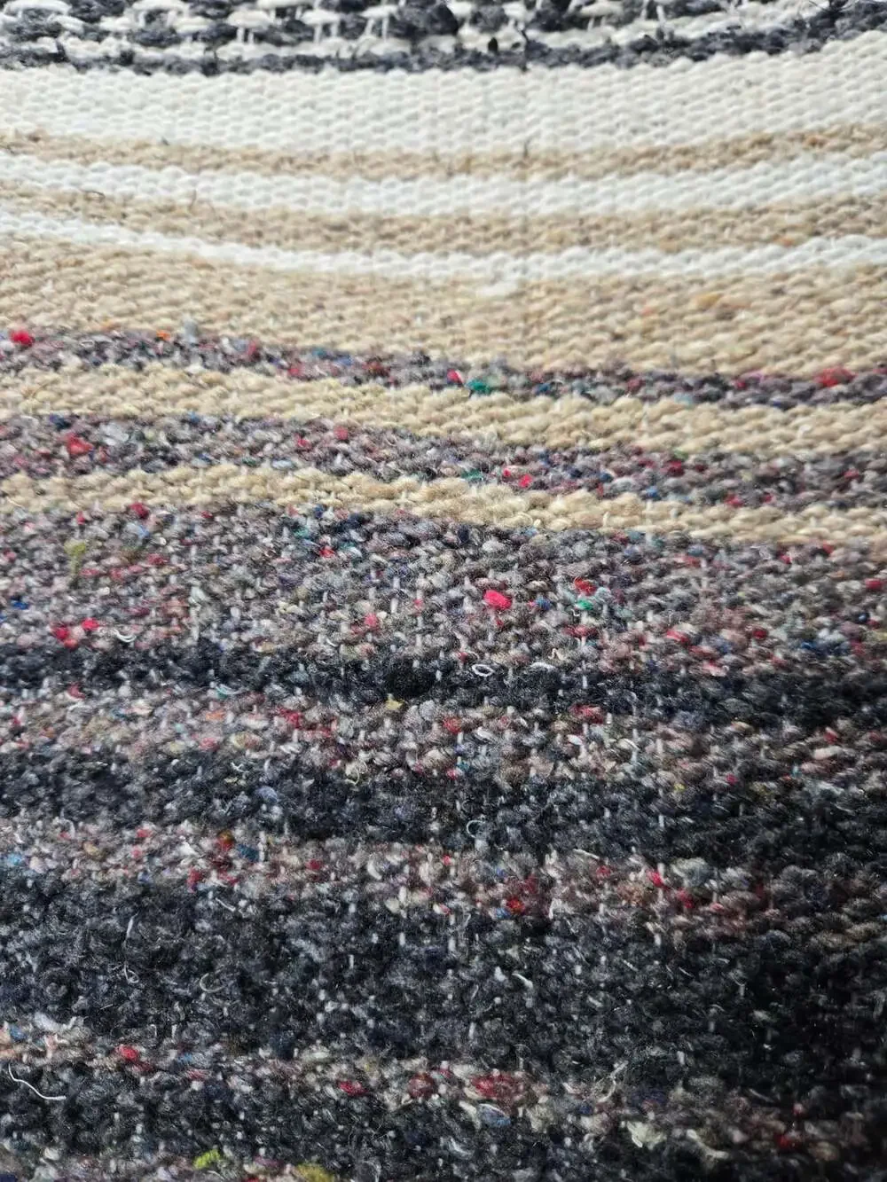 Del Mex Authentic Mexican Blanket Tan Falsa Blanket 70 x 50